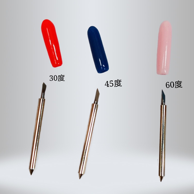 Roland engraving knife, fondant engraving knife, knife head, paper cutting knife, engraving tool, paper cutting knife, engraving machine accessories Specification drawing