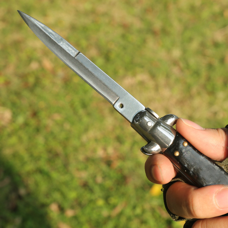 Cross-border AKC outdoor folding knife, wilderness survival knife, high-hardness and sharp small folding knife in stock details Picture