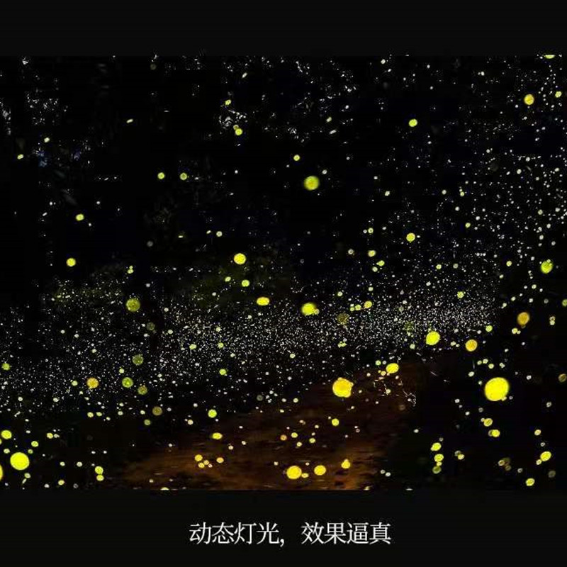 Cross-border best-selling lawn lights, simulated firefly projection lights, garden laser lights, outdoor waterproof garden campsite sockets Application Scenario