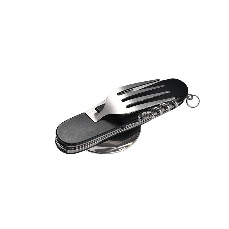 Factory direct sales of multi-functional foldable and detachable combination outdoor travel tableware, knives, gift knives and fruit knives undefined