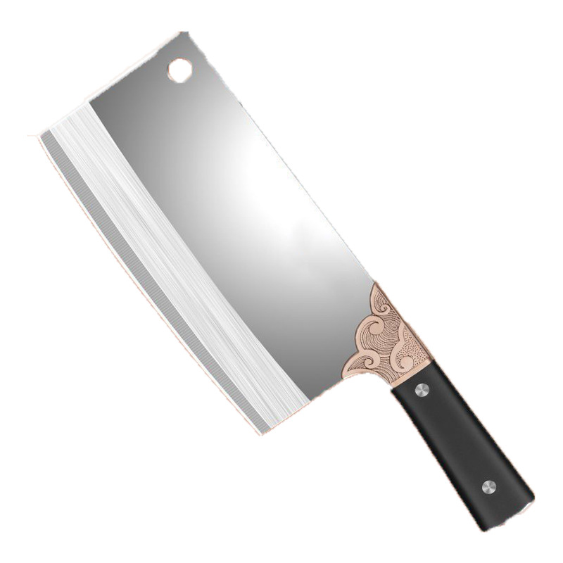 Stainless steel knives with forged copper tips, sharp household kitchen knives, steel slicing special, chef-specific forged kitchen knives Item Picture