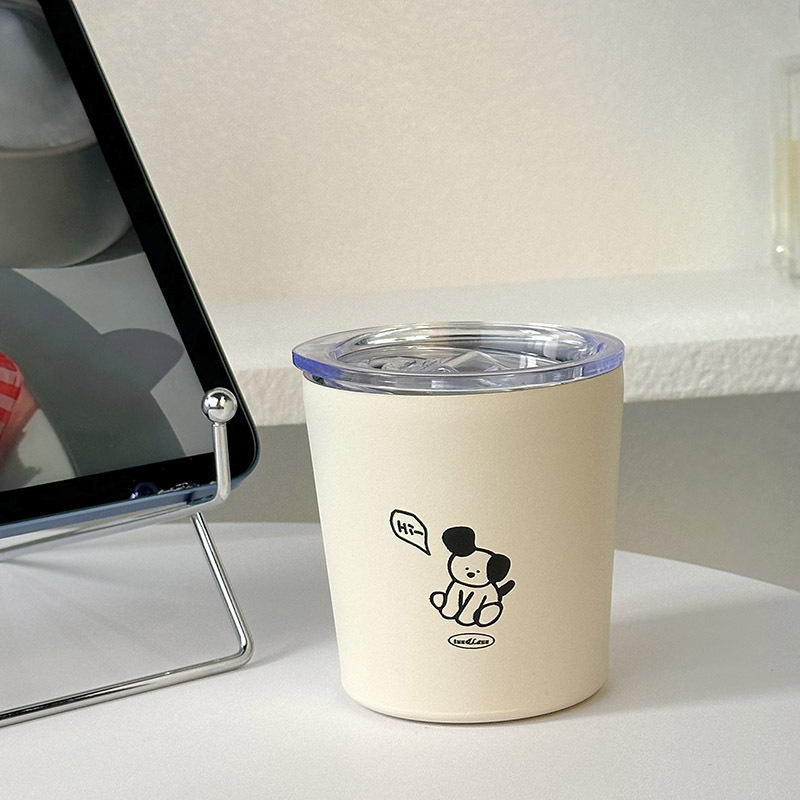 New French car cup cold and heat preservation cup in high appearance level stainless steel 304 car heat preservation cup 304 portable cup Application Scenario