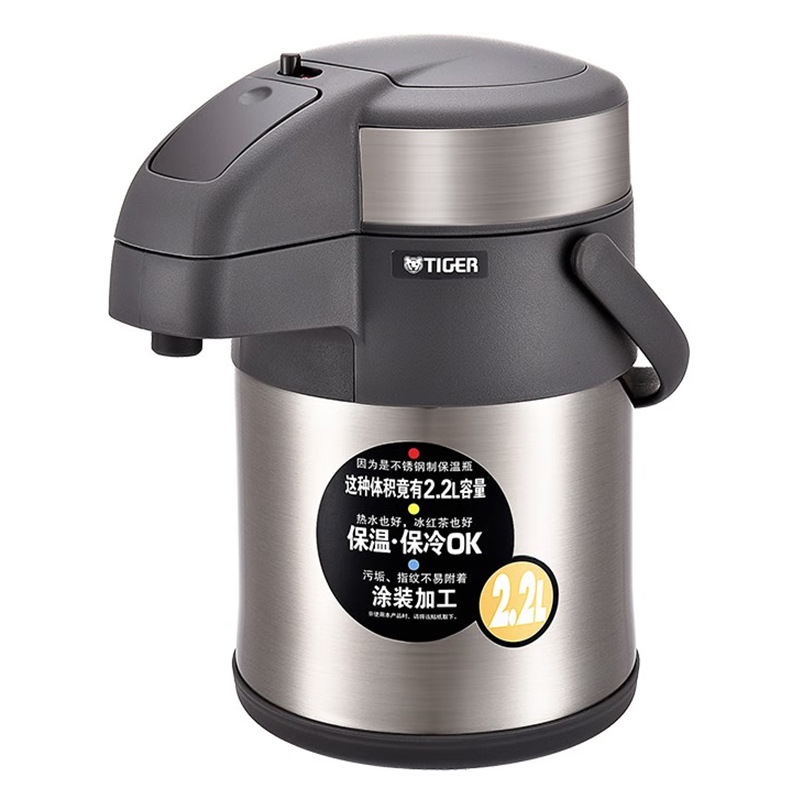 TIGER brand MAA-A22C Double-layer 304 stainless steel household and office thermos, 2200ml Item Picture