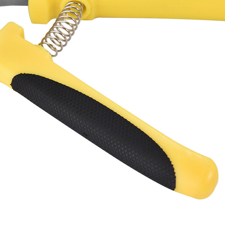 Wholesale of industrial-grade iron mesh gold-plated aviation shears, cutters, manual straight head stainless steel iron shears Specification drawing