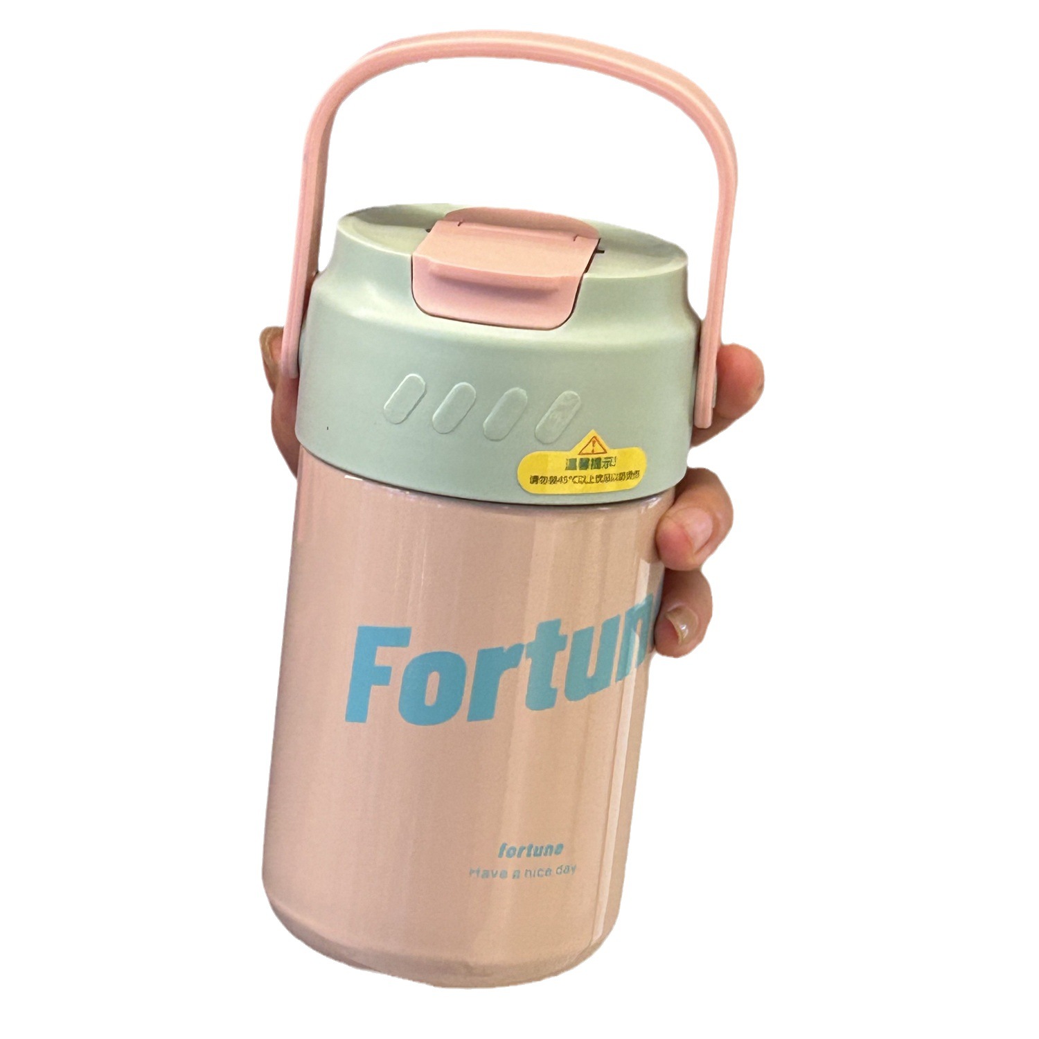 2023 New style flower tea insulated cup, office water cup, female student high appearance level, portable straw cup with handle, coffee cup Item Picture