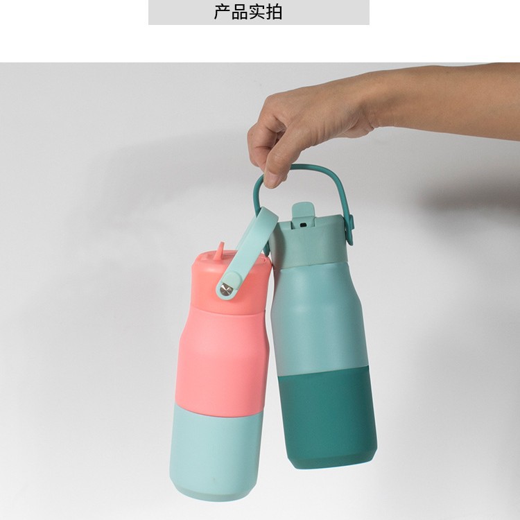 New best-selling products: Unique private mold detachable handle insulated cup, straw ice cube cup, 304 stainless steel insulated water cup Application Scenario