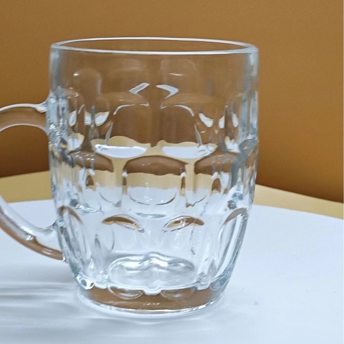 Wholesale of green apple and pineapple cups, juice cups, milk tea cups, beer mugs, draft beer cups and glass cups with printed logos Item Picture