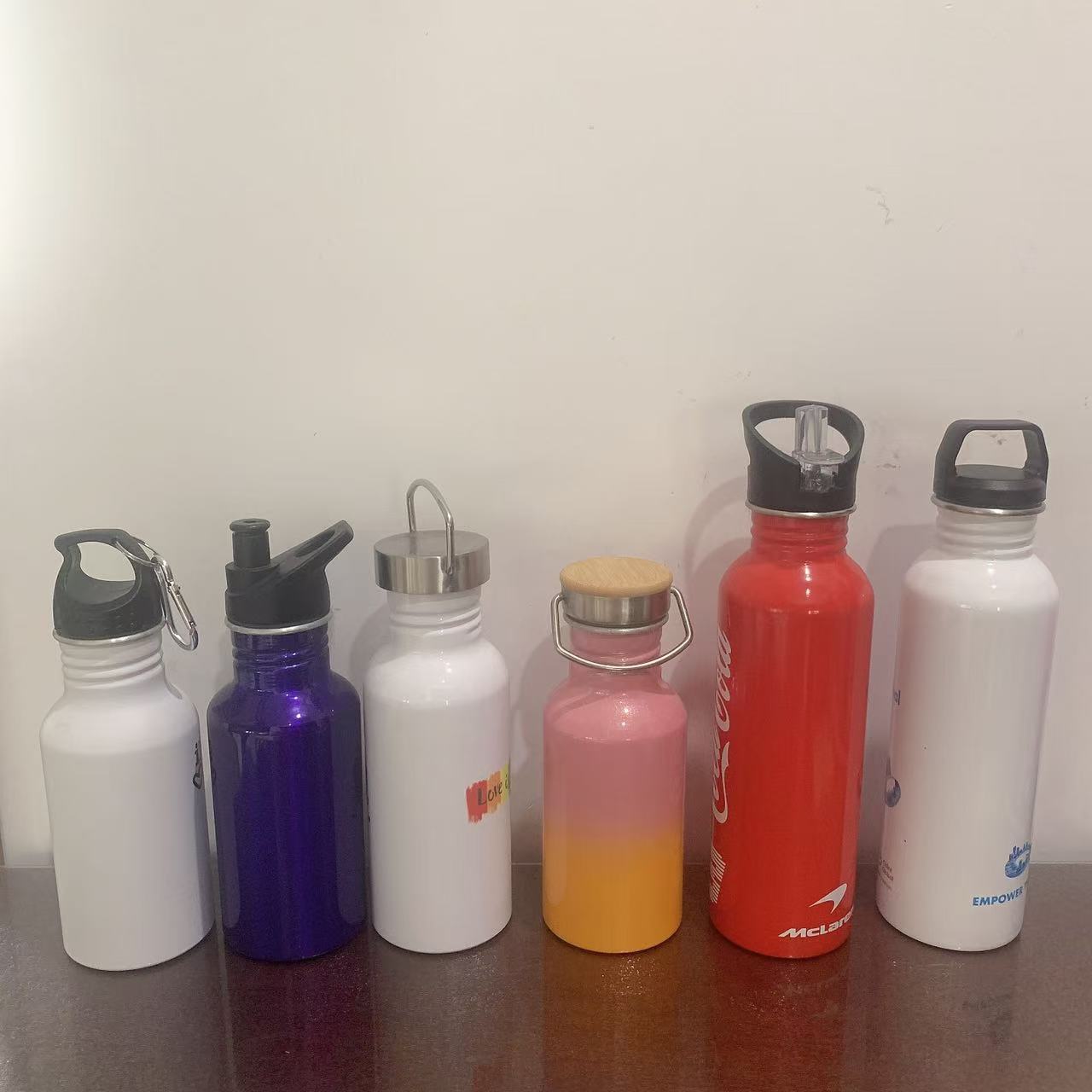 New best-selling sports water bottle DIY, printable blank coated aluminum large-mouth water bottle with spout, cycling water cup Application Scenario