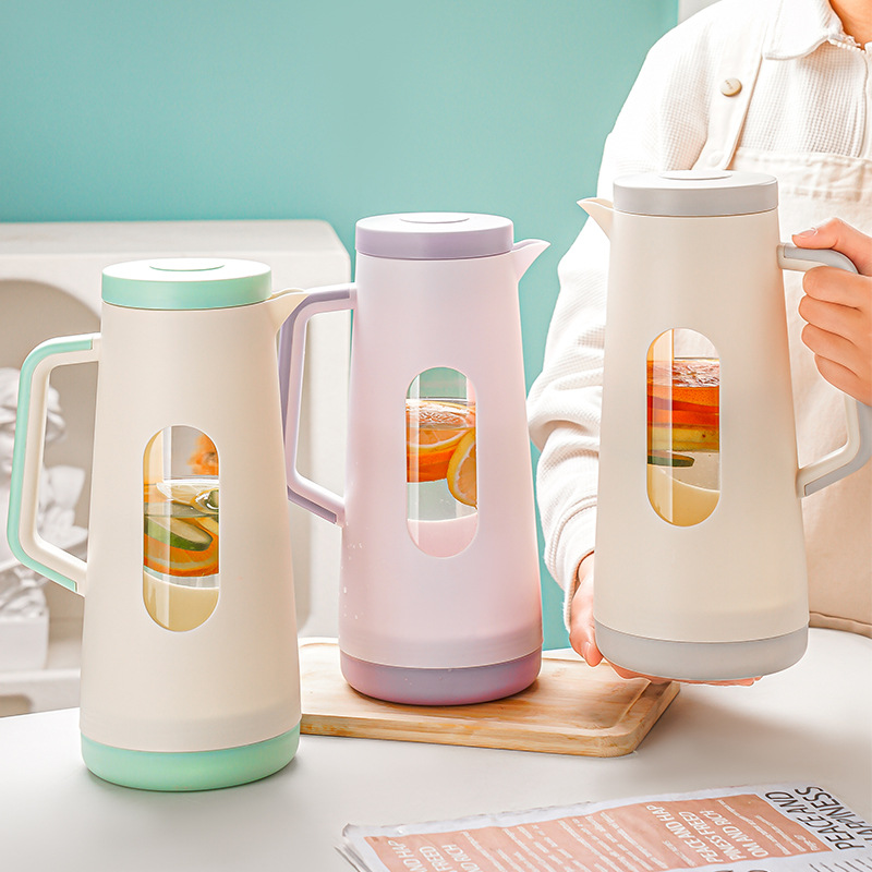 The new glass cold water bottle features a split design. It is a large-capacity household cold water bottle for portable water storage and drinking, and is suitable for cross-border use Specification drawing