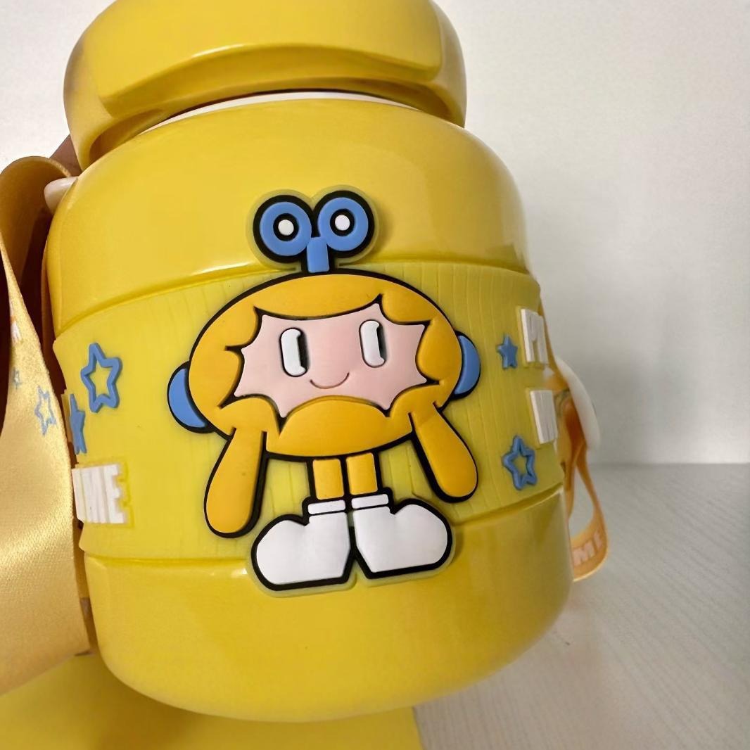 316 large-capacity double-lid insulated cup, high appearance level, girls and children's straw cup, outdoor portable gift cup Specification drawing