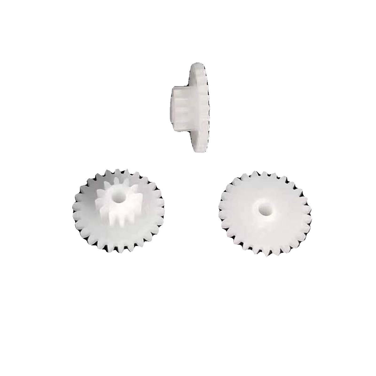 0.5 module plastic double-layer gear 26122b double-row reduction gear toy diy transmission double-row spur gear Specification drawing