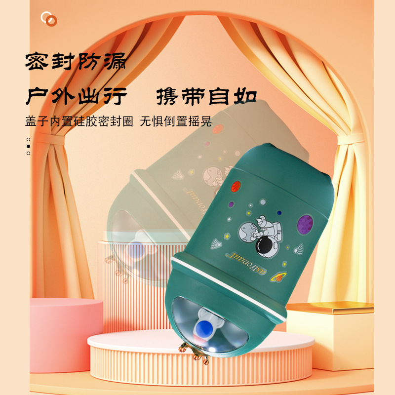 Wholesale logo printed cups, cute female student glass cups, planet cups, celebration store opening, free advertising gifts, water cups Application Scenario