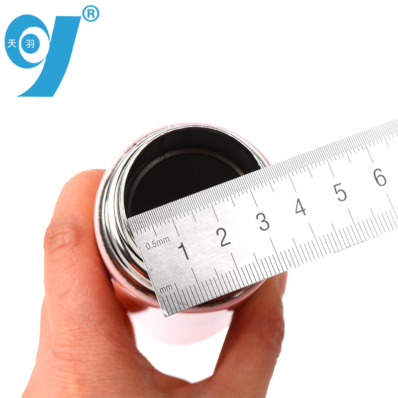 Stainless steel insulated cup, outdoor sports double-layer water cup, gift printed LOGO letter cup, creative gift tea cup details Picture