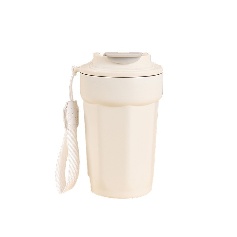 Stainless steel octagonal coffee cup, gift cup, high appearance level, outdoor portable car direct drinking, sports water bottle, insulated cup Item Picture