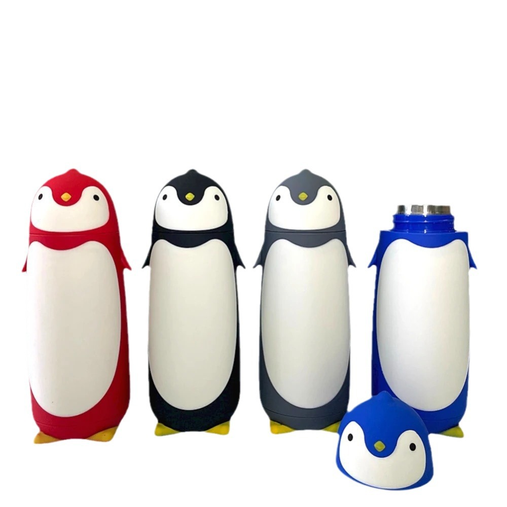 High-appearance-level creative cartoon penguin cute 304 stainless steel insulated cold water cup wholesale cross-border e-commerce water bottle Item Picture