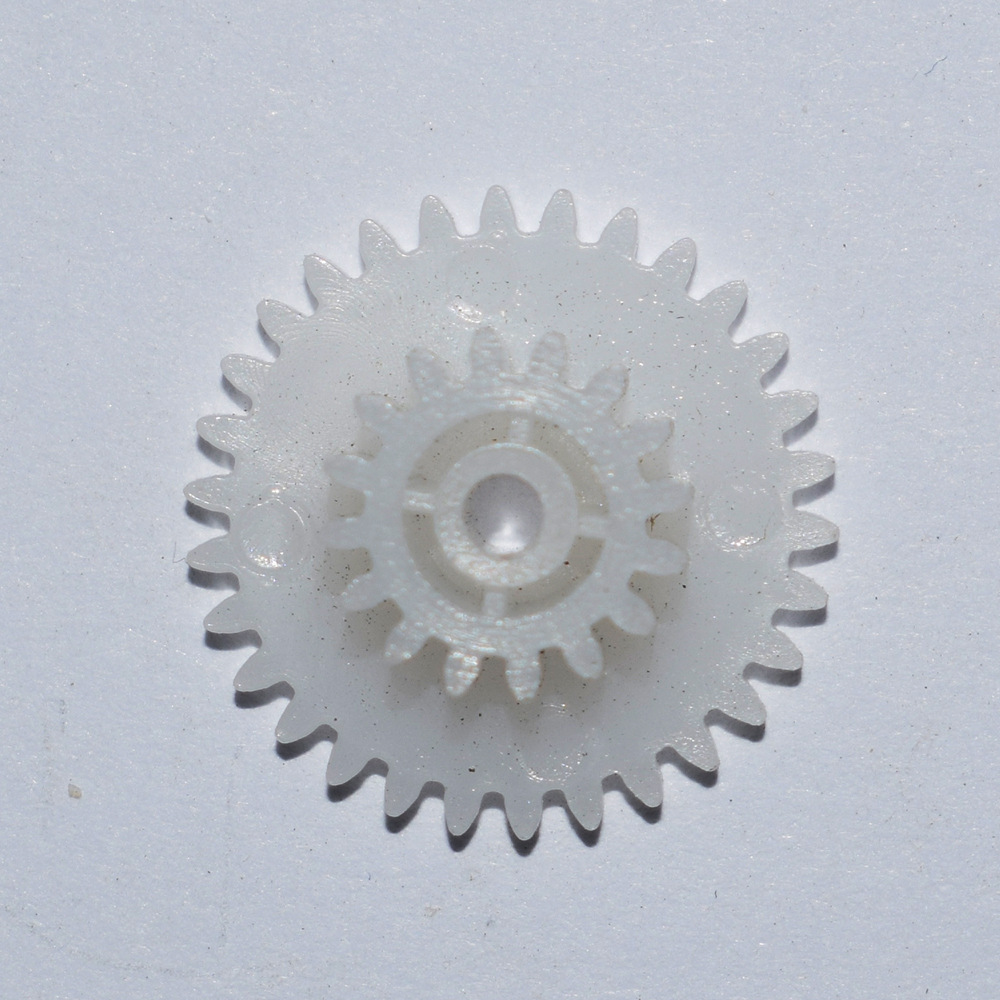 0.5 module double-layer gear 30+16 teeth reduction gear with overlapping teeth, toy accessory 3016-2A double teeth Specification drawing