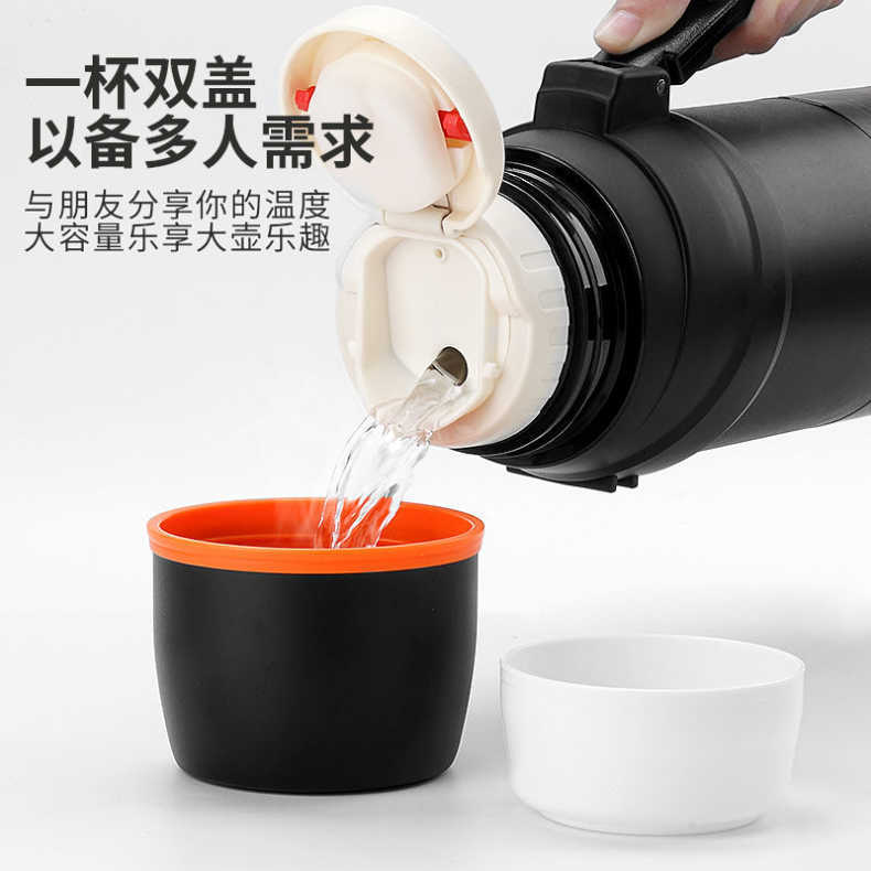 New Chinese-style personalized sports water bottle, portable large-capacity insulated water cup, 304 stainless steel inner liner insulated water bottle Application Scenario