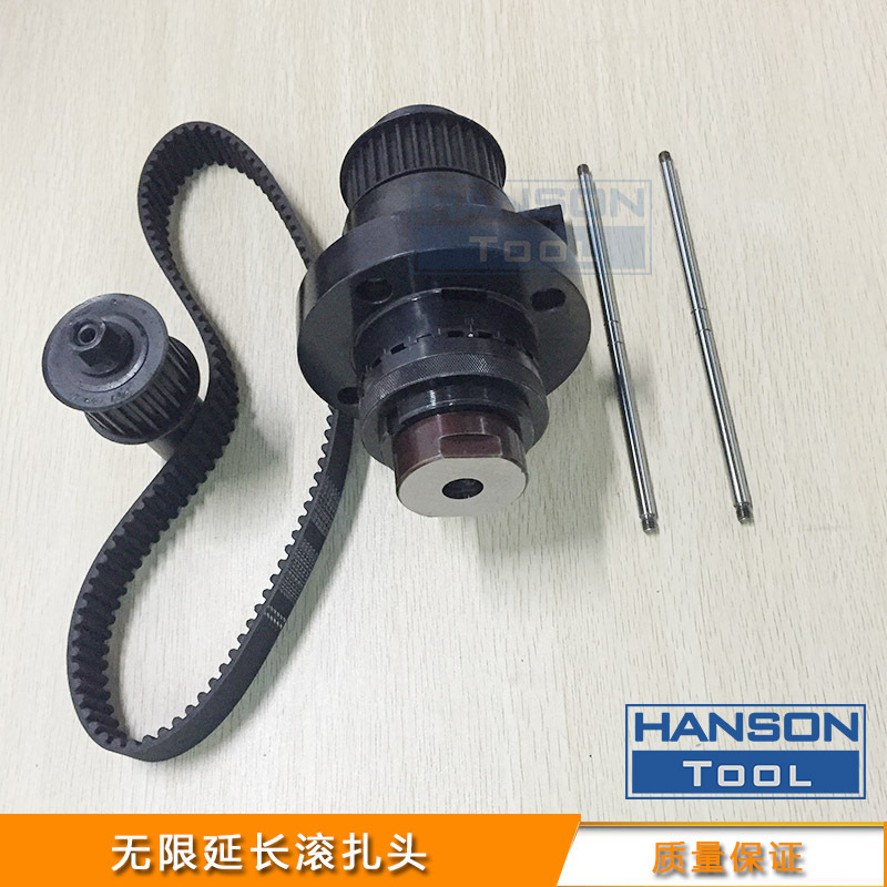 The outer circle is wirelessly extended with a mirror surface rolling tool for the outer diameter of the rolling head shaft, and the mirror surface polishing knife is centerless ground Specification drawing