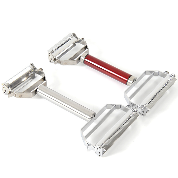 Stainless steel peeler, potato peeler, apple peeler, three-in-one carrot, cucumber and vegetable grater, peeler knife Application Scenario