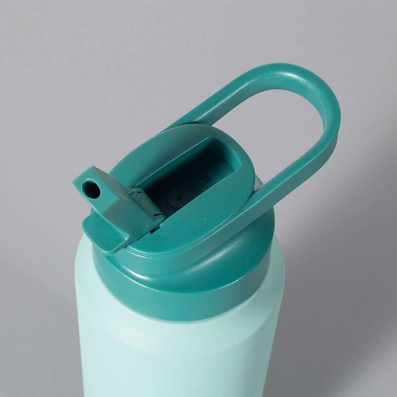 2025houroffer New handle Straw Cup, 304 stainless steel sports kettle, stainless steel insulated water cup Specification drawing
