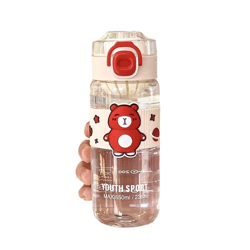 2025 New model water cup, a portable plastic tea cup for school use with tea and water separation, suitable for boys, girls and children's sports Item Picture