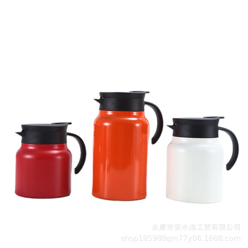 316 stainless steel insulated pot, large-capacity stewed teapot, business office coffee pot with handle, tea-water separator Specification drawing