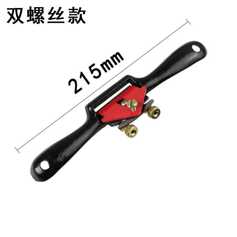 Woodworking planer, iron planer, double-wire trimming adjustable, hand-pushed cast iron woodworking planer, trimming iron handle planer with blade undefined