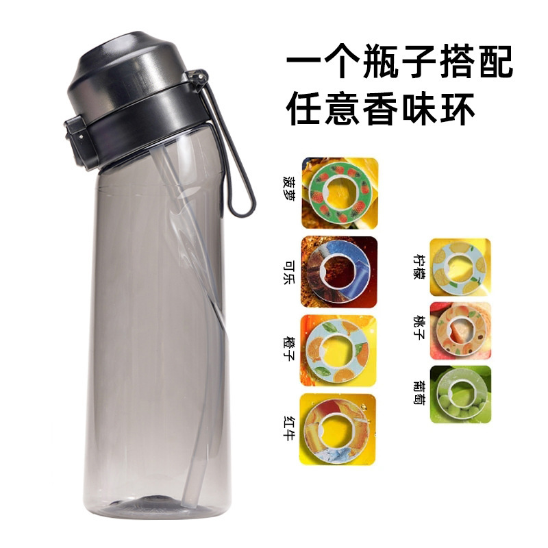 Air Up's best-selling Playful Cup, Fruit-flavored water bottle, Aroma, 650ml beverage water cup, no printing, aroma cup, crooked neck details Picture