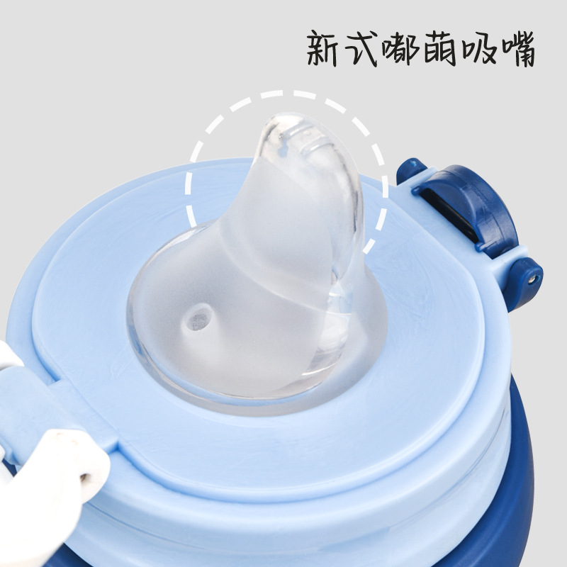 Baby learning drinking cup, infant duckbill cup, anti-choking and anti-leakage gravity ball milk cup, children's anti-drop direct drinking water cup Application Scenario