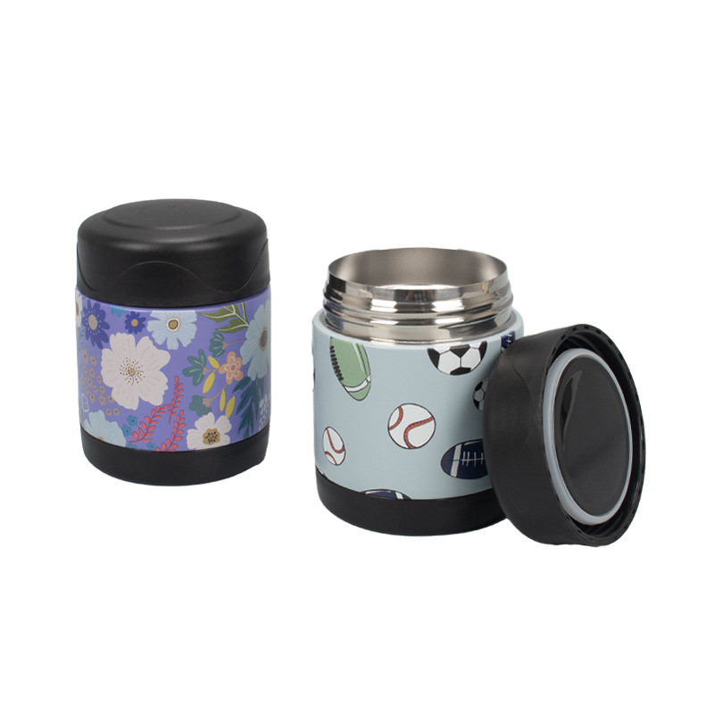 304 stainless steel vacuum steaming pot, large-capacity portable, extra-long insulated lunch box details Picture