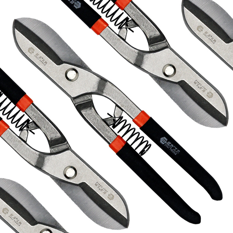 Iron sheet scissors, industrial stainless steel light steel keel scissors, aviation shears, special aluminum panel metal scissors for electricians Specification drawing