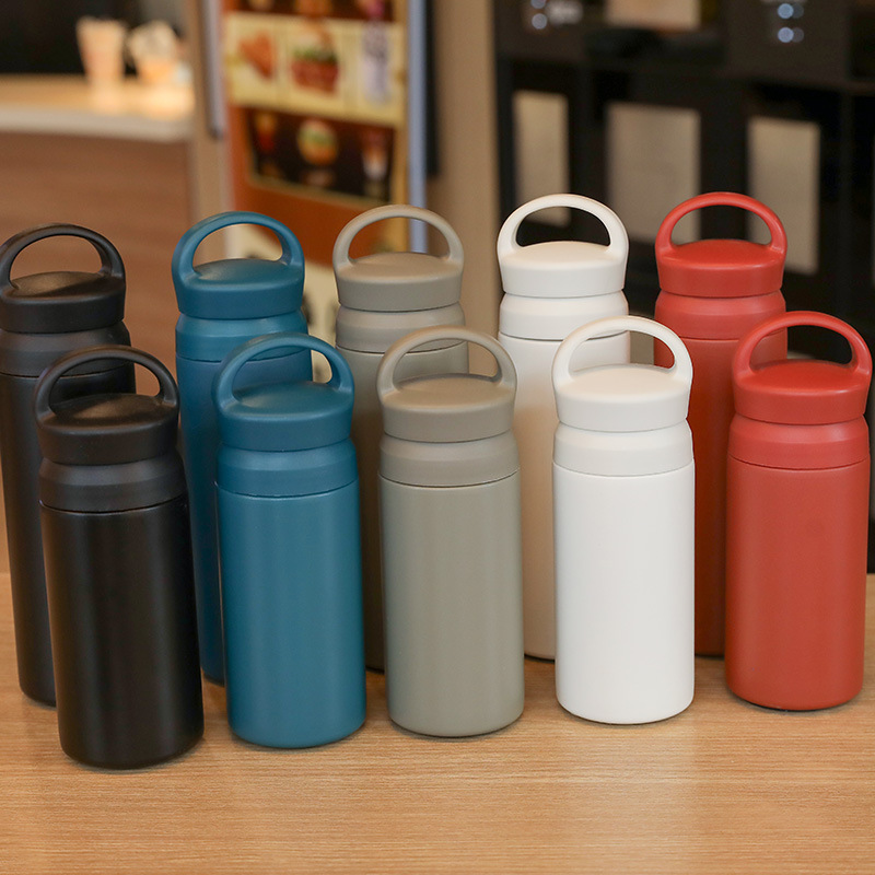 Cross-border household stainless steel water cup, insulated cup, coffee, female office worker element cup, portable outdoor straight cup gift full figure