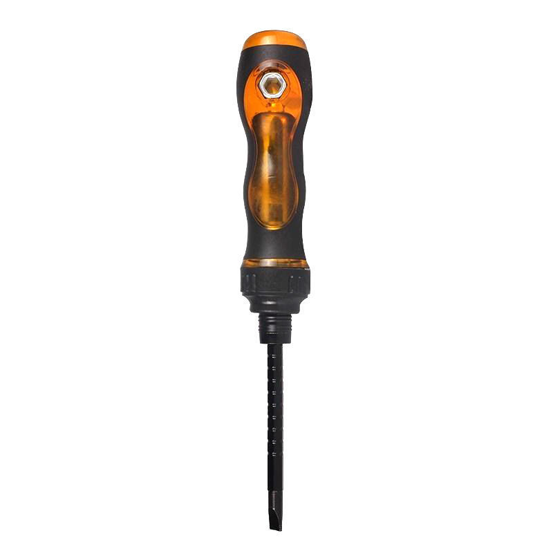 6.3mm transparent ratchet screwdriver set, one-line cross dual-purpose telescopic T-shaped walking stick, forward and reverse telescopic screwdriver undefined