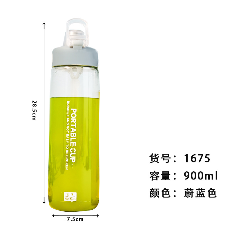 Customized transparent plastic water cups for summer student tea brewing, heat-resistant tea water bottles for boys and girls, wholesale space cups Item Picture