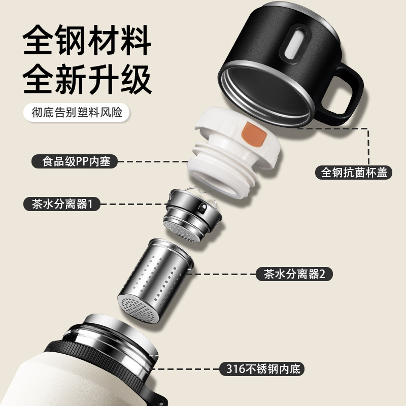 Large-capacity portable 316 stainless steel thermos cups for both men and women, large water cups for students' school water bottles Application Scenario