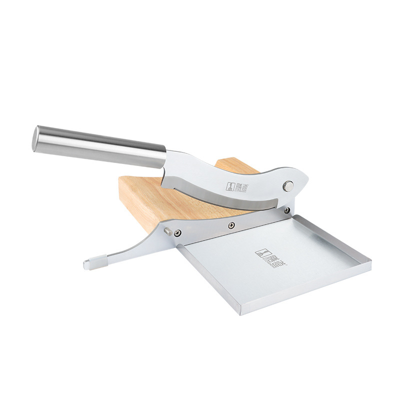 Shandao steel-handled Chinese medicinal materials guillotine knife, commercial medicinal cutting knife, small slicing knife for Ganoderma lucidum and American ginseng, household medicinal materials gate knife Item Picture