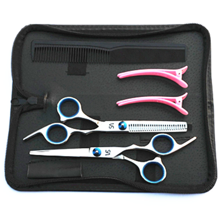 Wholesale of special tool sets for children and families in hair salons, such as hairdressing scissors, bangs, straightening teeth, hair cutting and thinning Specification drawing
