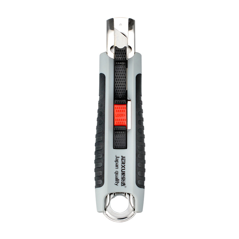 Jingxuan Art Knife, automatic rebound safety knife, spring-type telescopic cutting, large box opening, express delivery opening, wall paper cutting Item Picture