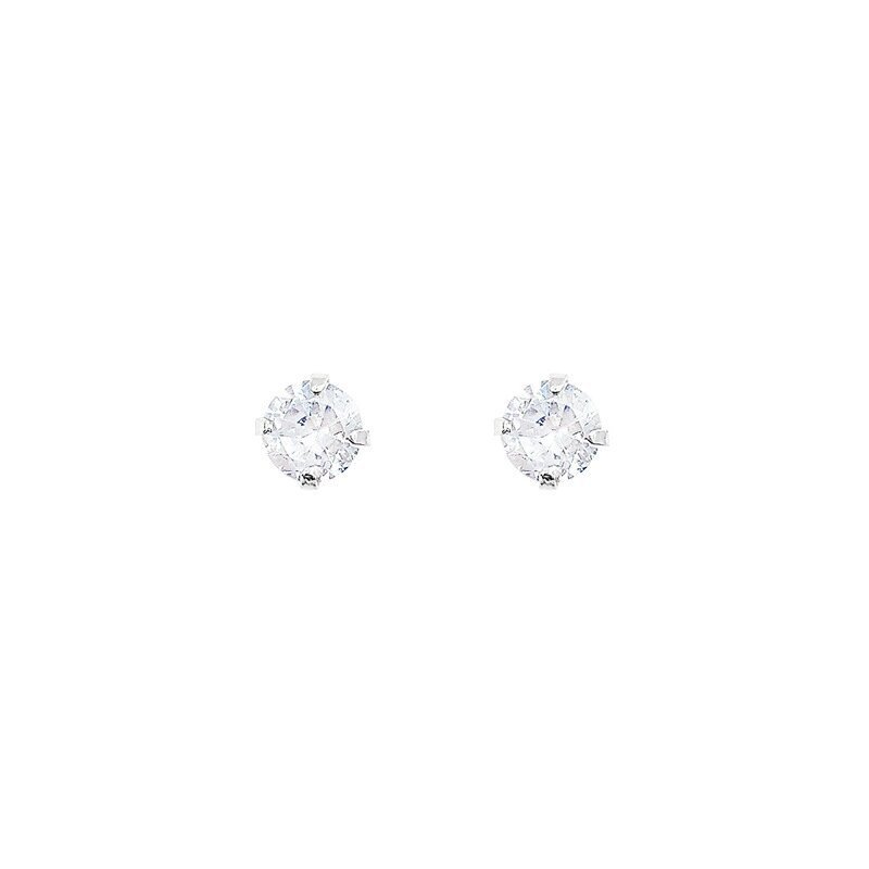 Sparkling Titanium steel Zircon ear studs for women, 2025 New high-end magnetic attraction earrings, no need to remove ear piercing earrings for sleeping Item Picture