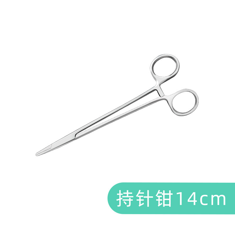Medical needle holders, needle clamps, surgical suturing instruments, stainless steel thick and thin needles, dental needle holders, double eyelids undefined