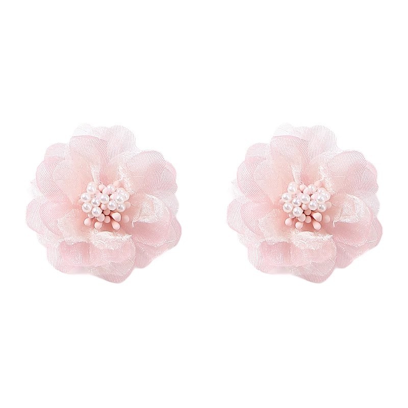 Spring atmosphere petal beaded earrings for women 2025 New bestseller seaside vacation style earrings Exaggerated earrings Item Picture
