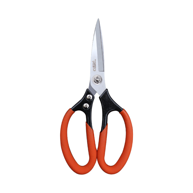 The new product of the labor-saving industrial scissors, the SK5 aluminum alloy powerful SK5 steel factory short-mouth large-head iron wire iron basin scissors, has been launched Item Picture