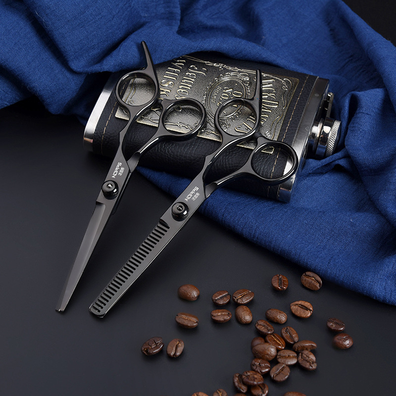 Amazon Black hair scissors, hair clippers set, barber tools set, professional hair clippers manufacturer wholesale details Picture