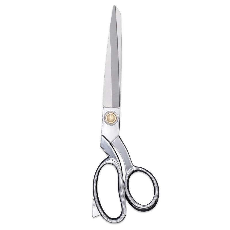 Factory wholesale tailor scissors, clothing leather cutting, fabric sewing large scissors, 10-inch all-steel tailor scissors Item Picture