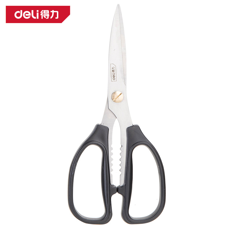 Deli Tools DL2613 Office and Home stainless steel powerful Scissors, multi-functional paper cutting and tailoring scissors