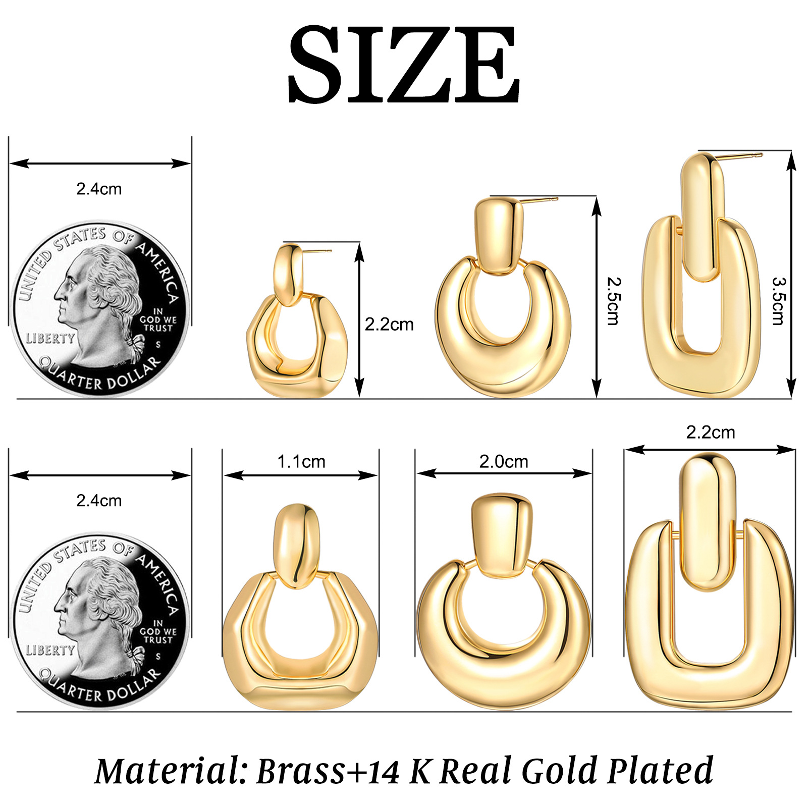Amazon's best-selling 3-piece set of trendy irregular geometric earrings, a high-end, exquisite and personalized women's ear accessory set Application Scenario