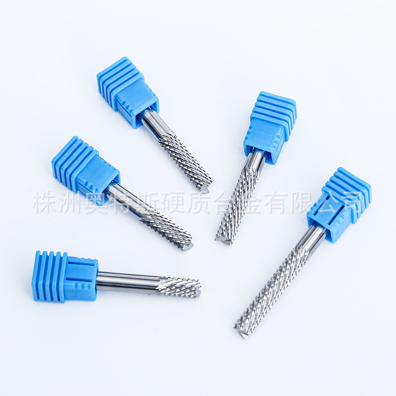 Hard alloy source factory corn milling cutters in stock, CNC engraving tools, tungsten steel milling cutters 3.175-12mm Specification drawing