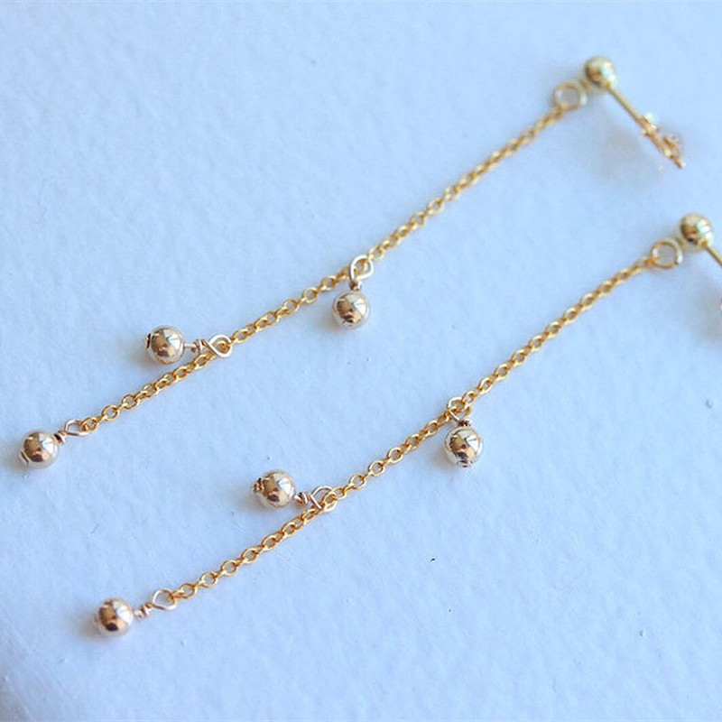 European and American cross-border jewelry, fashionable and light luxury style, grape string earrings, stud earrings, women's personalized long pearl tassel earrings Specification drawing
