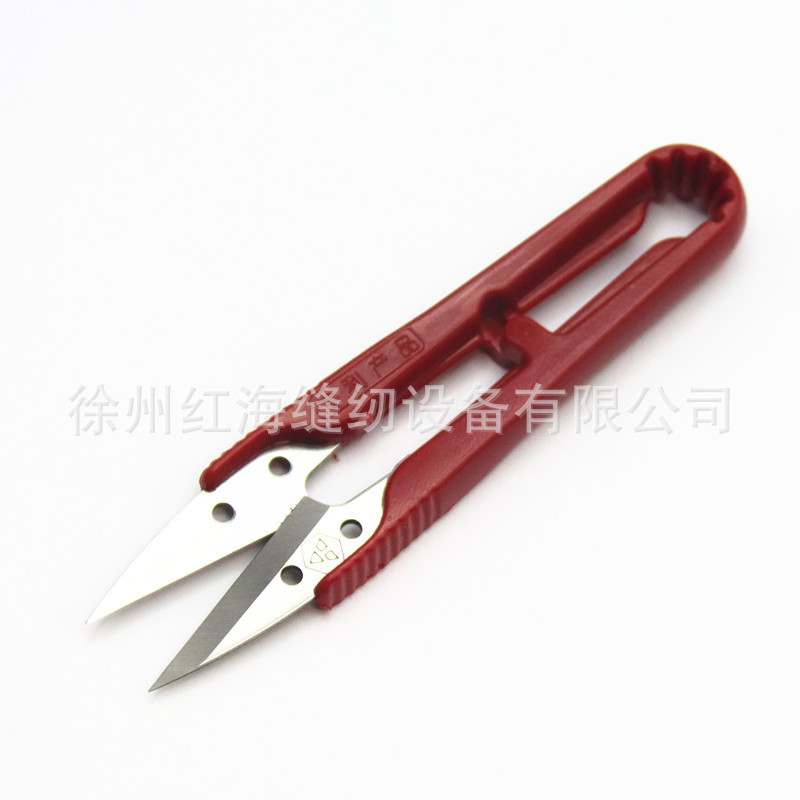The "Pin Zi" sewing small scissors are durable imported stainless steel tools for cutting thread ends and cross-stitch textile yarns used in garment factories Item Picture