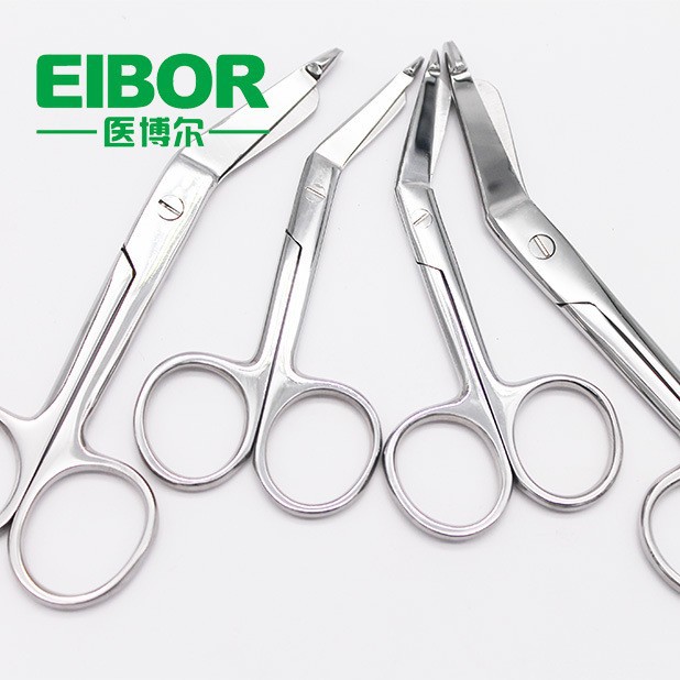 The 2024 new 9cm and 11cm gauze scissors, bandage scissors, and children's plaster scissors are in stock and available at Yiboer details Picture